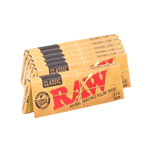 RAW - CLASSIC 1 1/4" ROLLING PAPERS 50PK