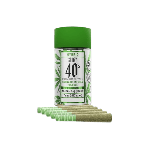 STIIIZY - INFUSED 40'S MINI BLUNT 5PK [2.5G] SUPER LEMON HAZE