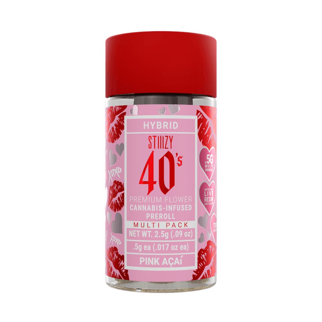 - PINK ACAI - .5G 40's Infused Preroll 5 Pack