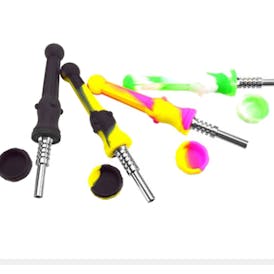 Silicone Honey Straw w/ titanium tip - LuvBuds