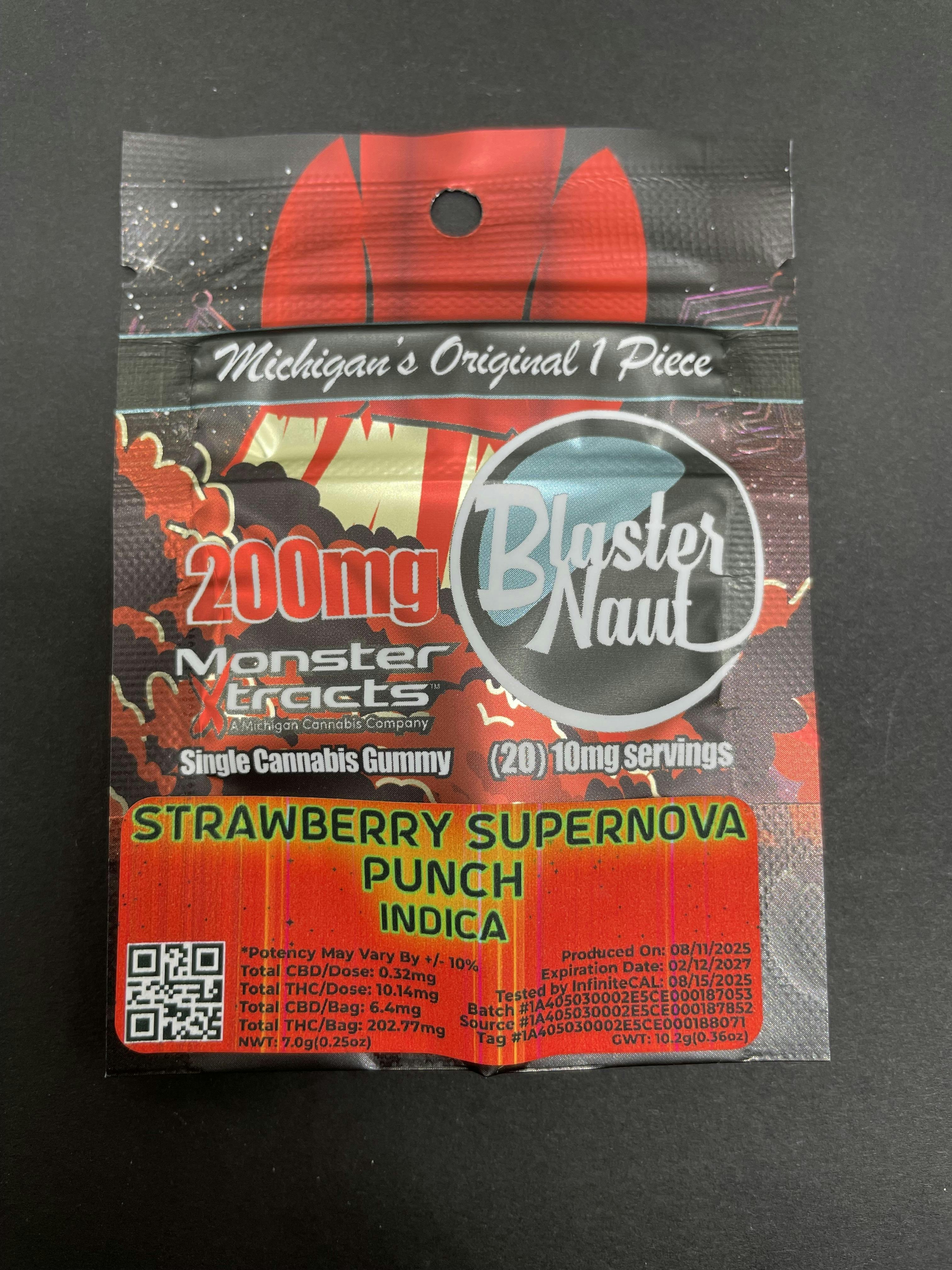 Monster / PC Pure | Monster Extracts | Strawberry Supernova Punch - 200MG BLASTERNAUT - MONSTER X