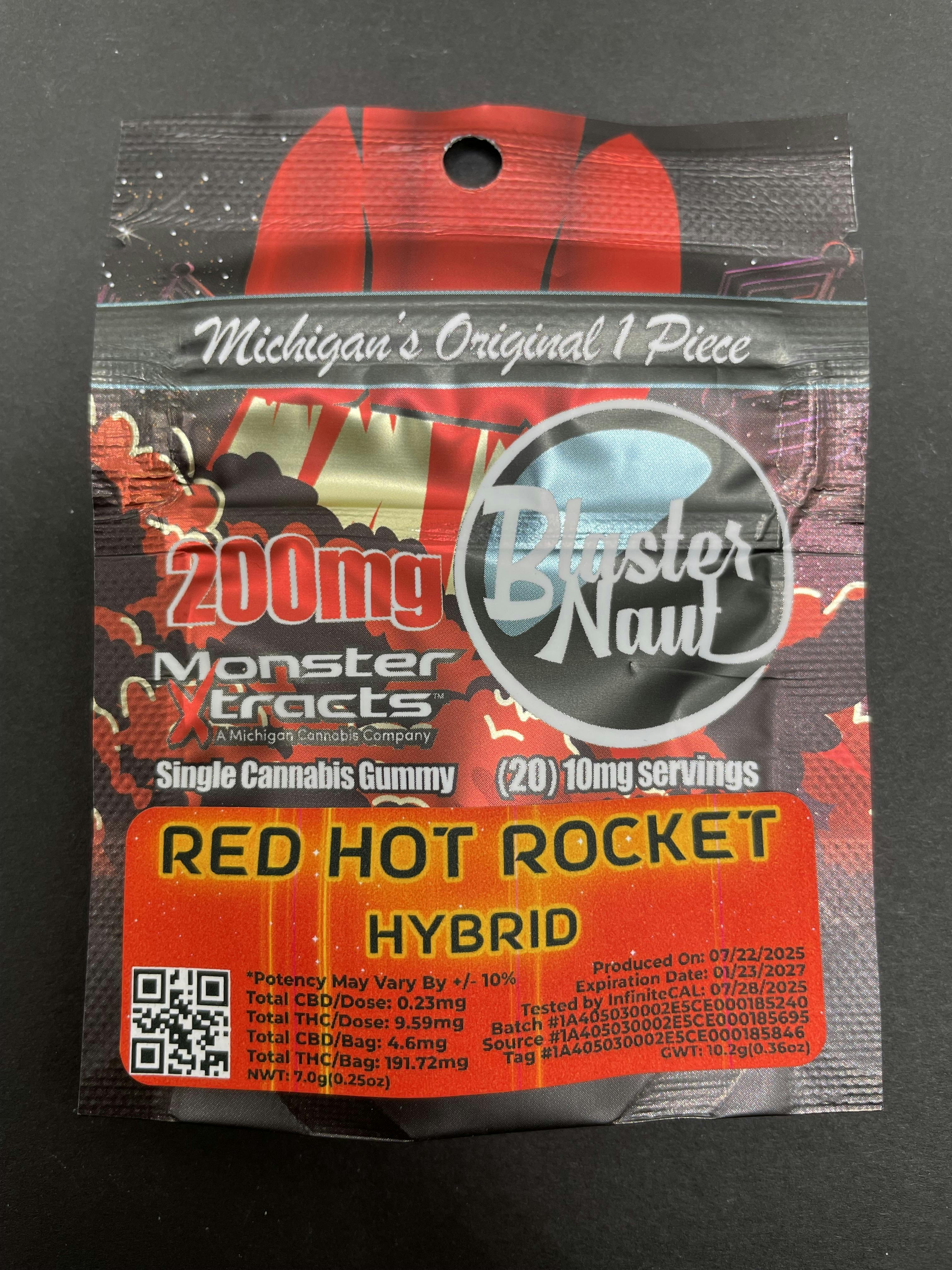 Monster / PC Pure | Monster Extracts | Red Hot Rocket - 200MG BLASTERNAUT - MONSTER X