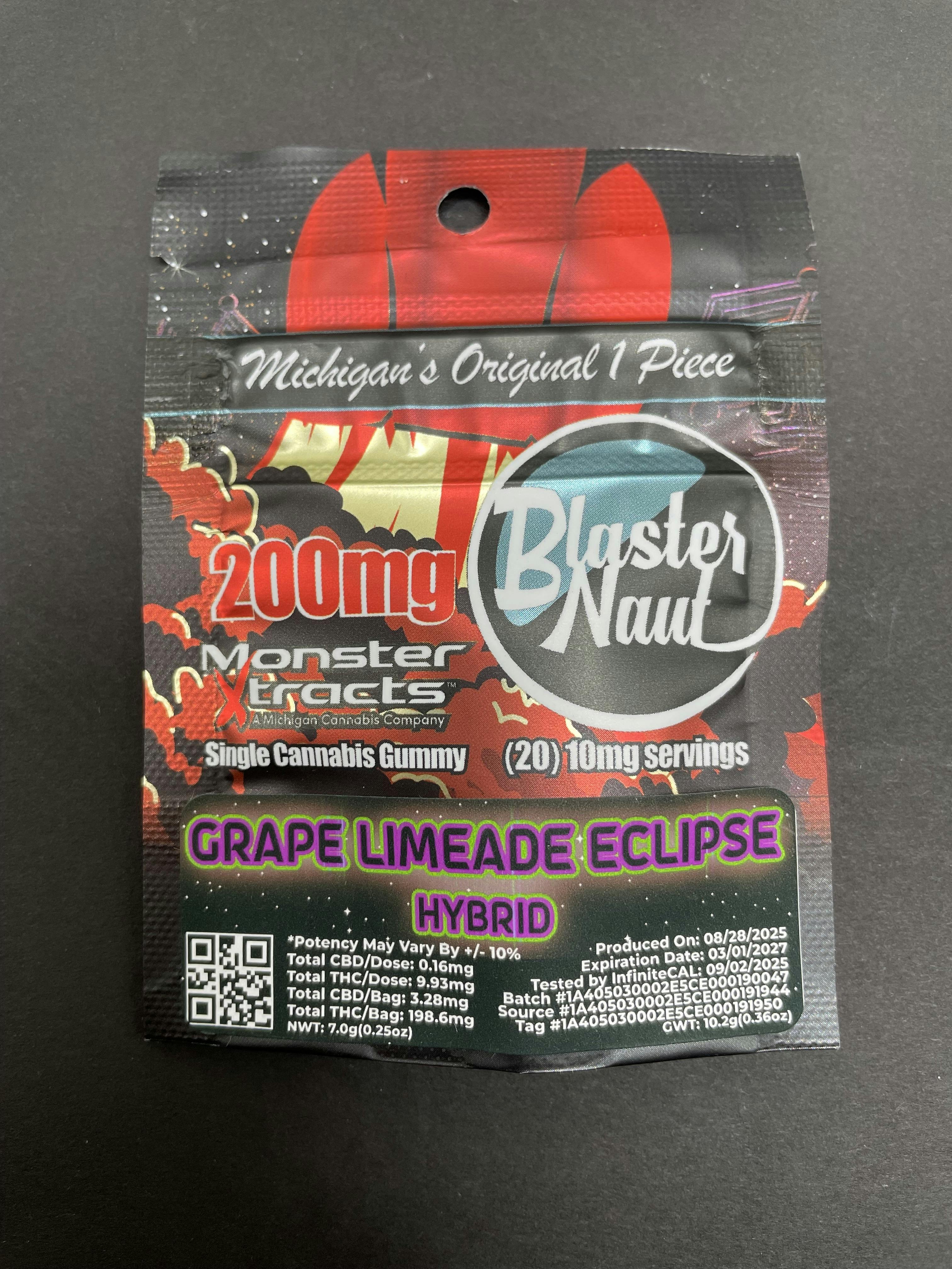 Monster / PC Pure | Monster Extracts | Grape Limeade Eclipse - 200MG BLASTERNAUT - MONSTER X