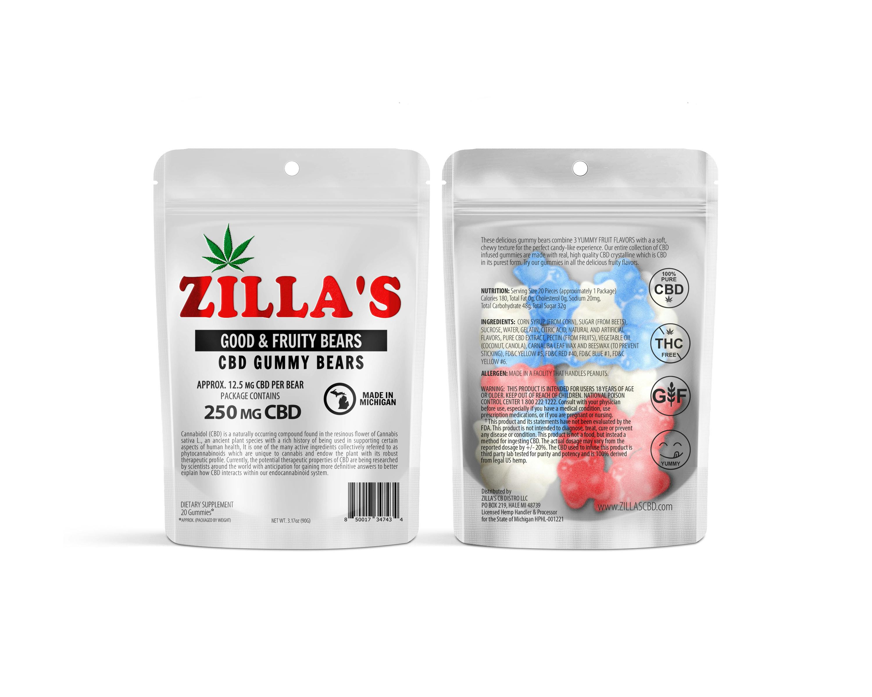 CBD Gummy Bears- Good & Fruity