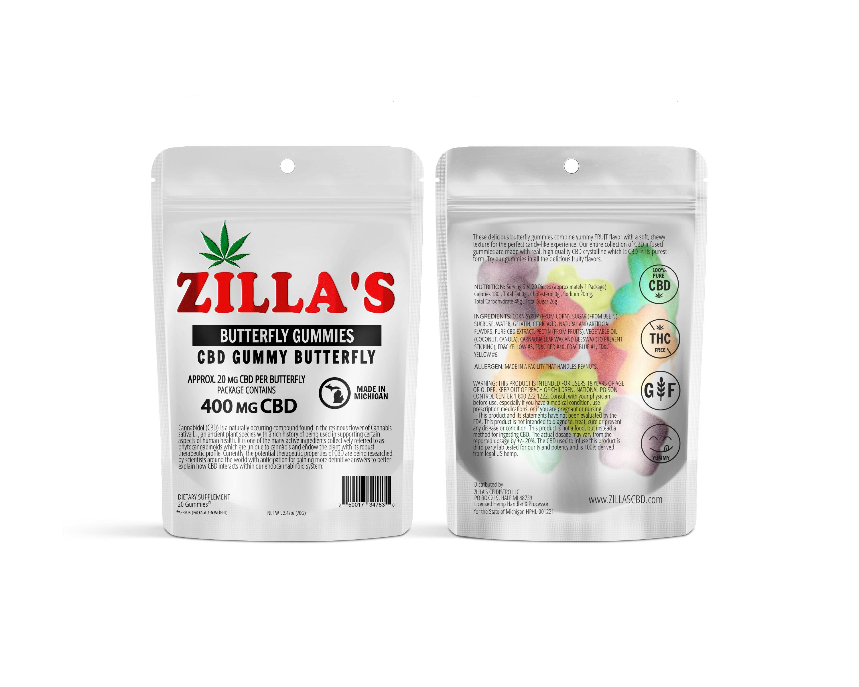 CBD Gummy Bears- Butterfly