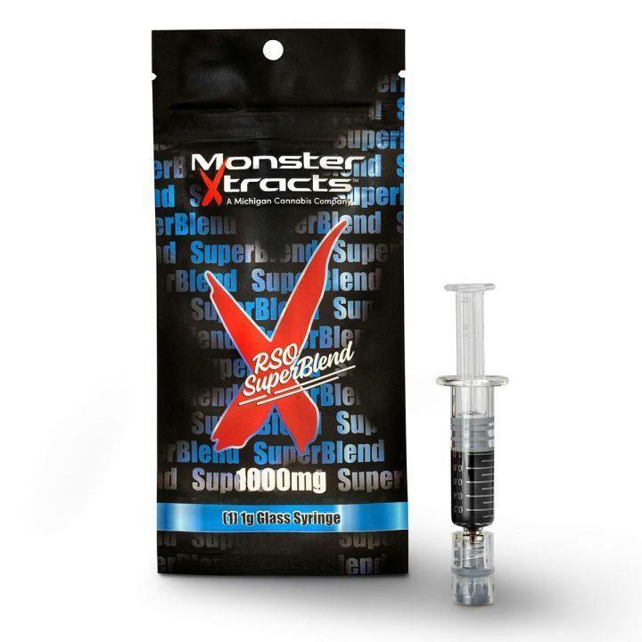 Monster | REC- Super Blend RSO 1g Syringe-Monster Xtracts