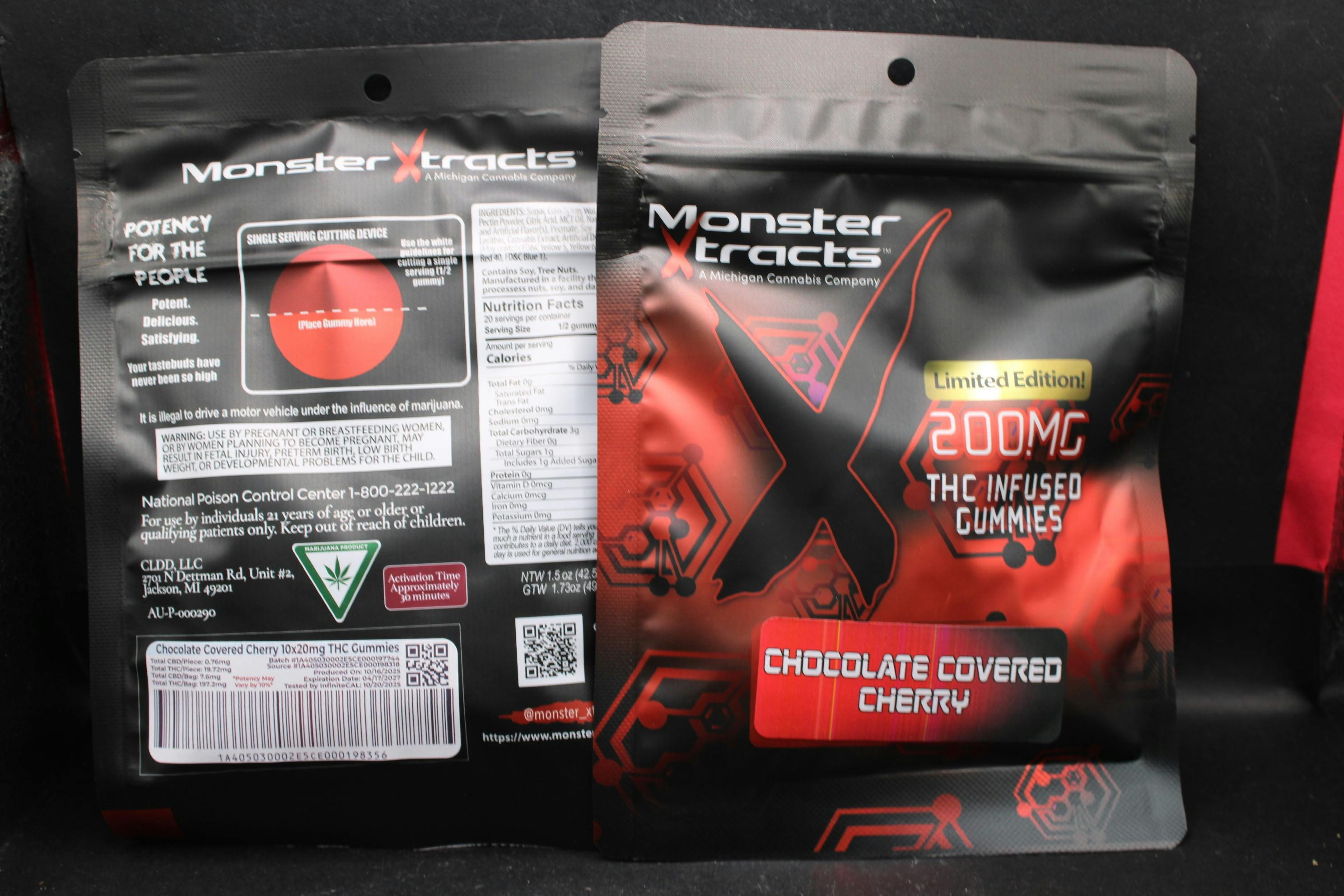 Monster / PC Pure | Chocolate Covered Cherry Hybrid Gummies- PC Pure