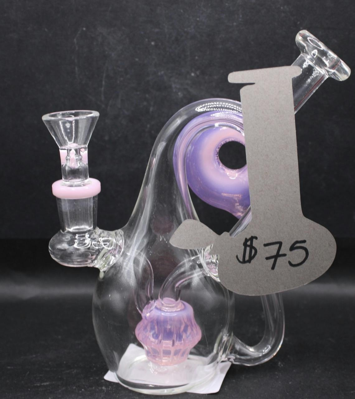 High Mountain | 6.5" Twisted Donut Waterpipe
