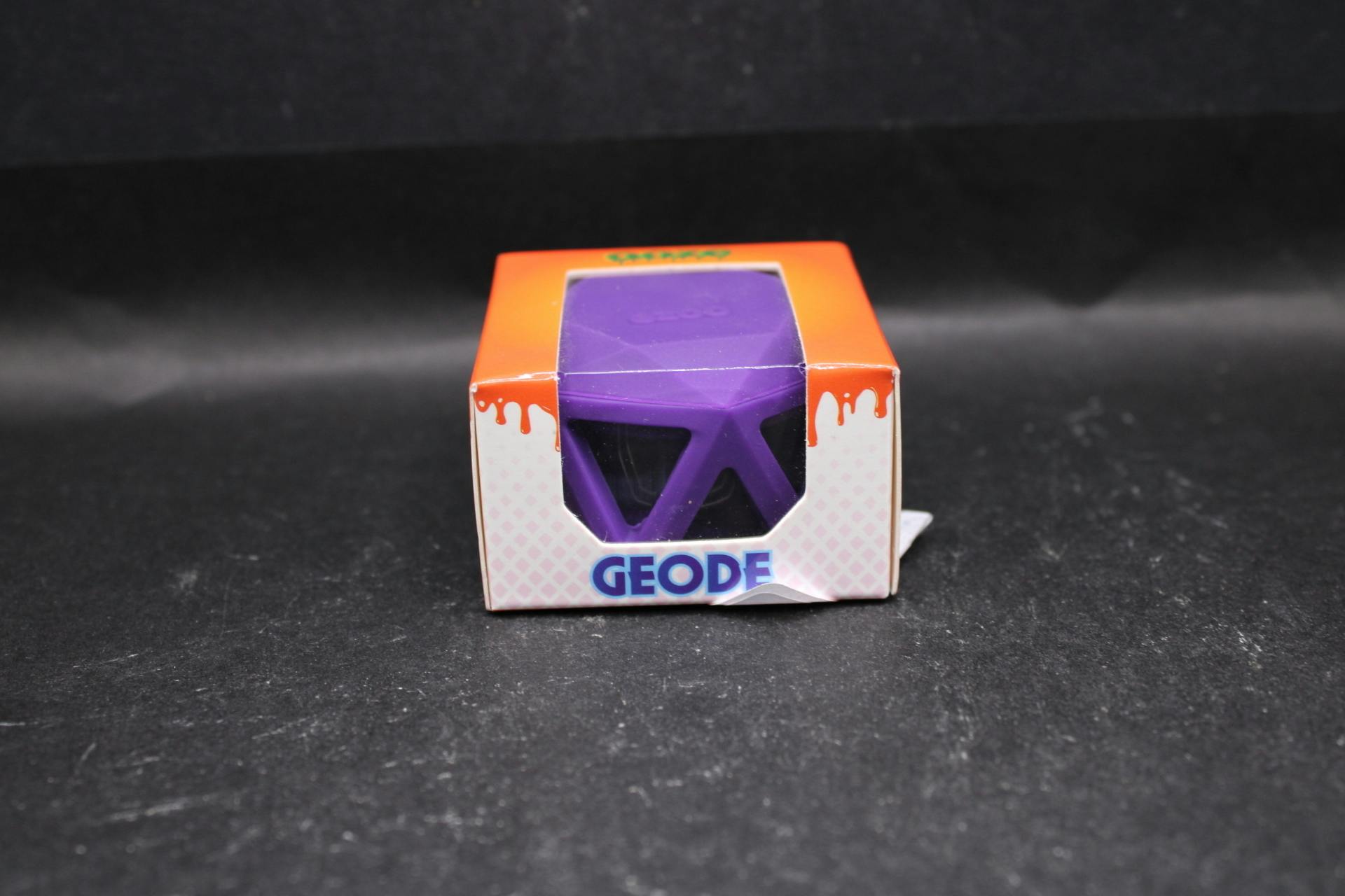 Geode Silicone Covered Glass Container