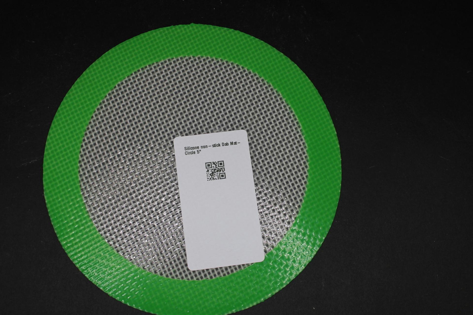 Silicone non-stick Dab Mat- Circle 5"