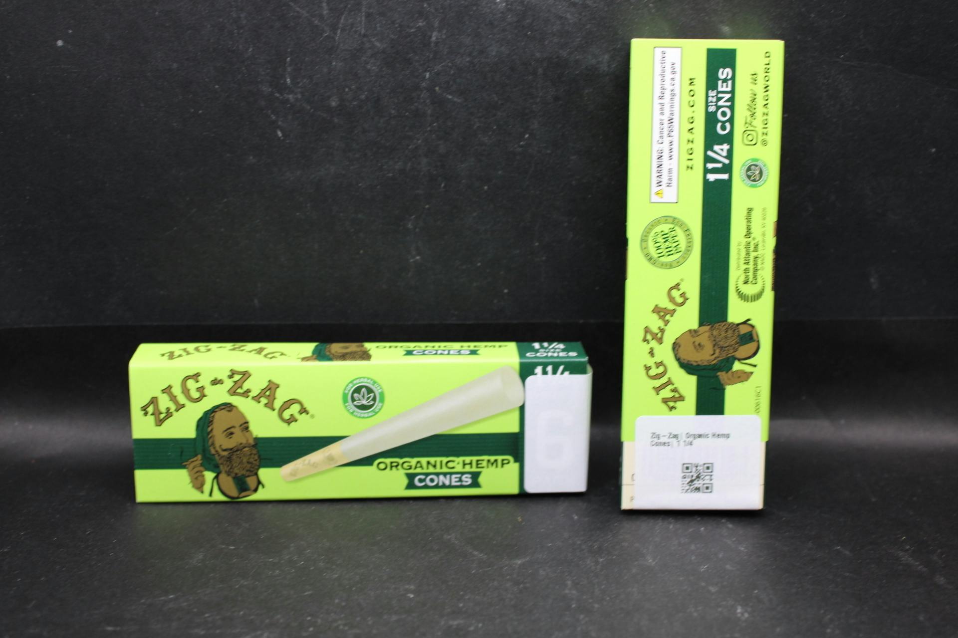 Zig-Zag| Organic Hemp Cones| 1 1/4