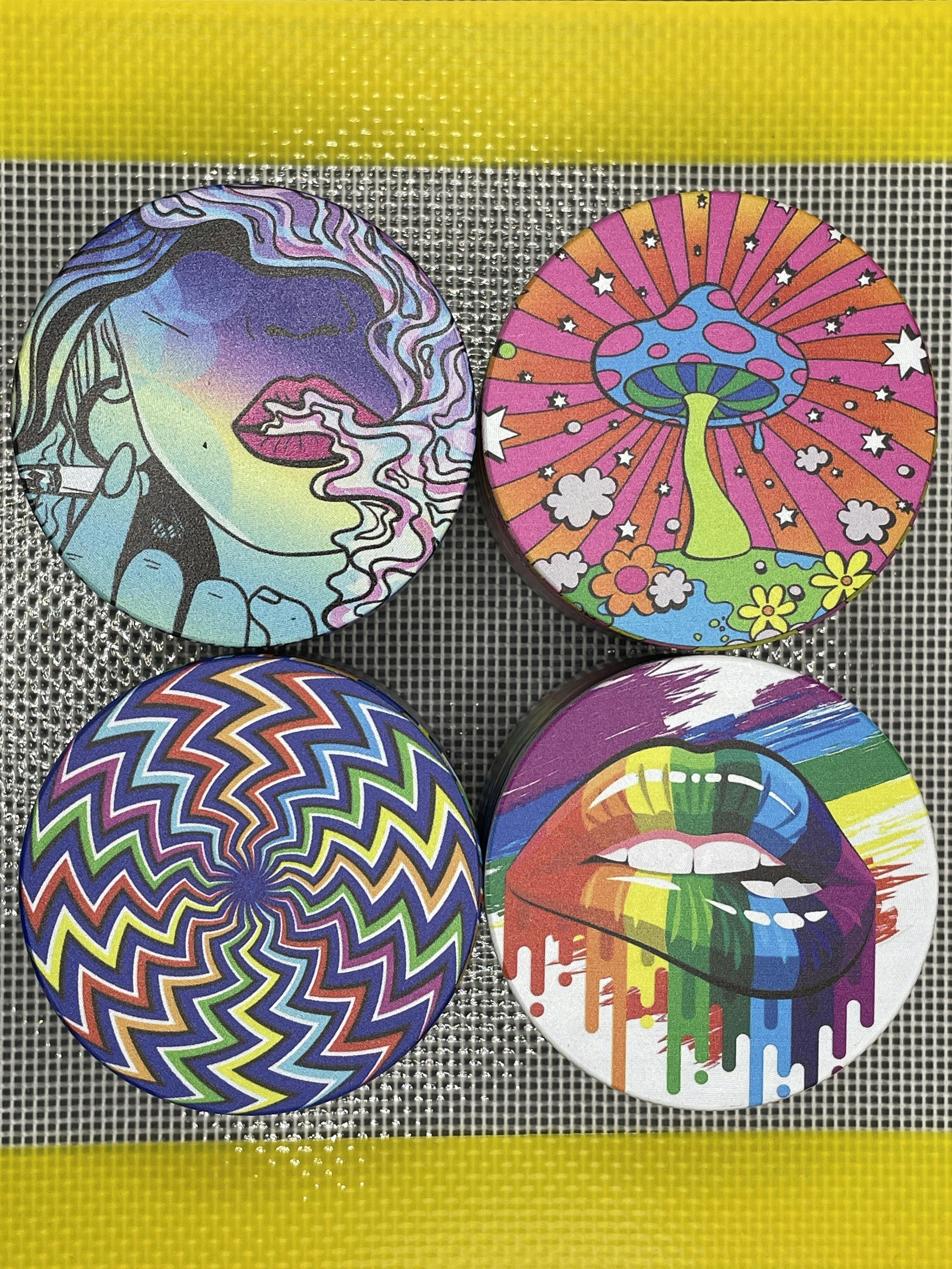 63mm 4 part grinder Various Designs
