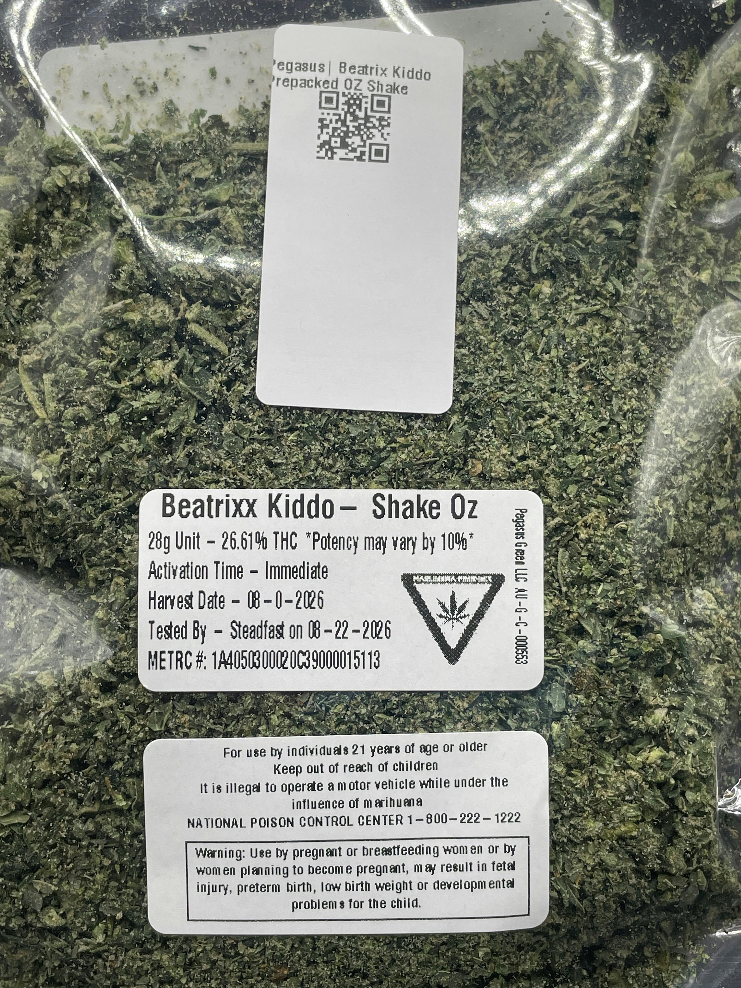 Pegasus| Beatrix Kiddo Prepacked OZ Shake