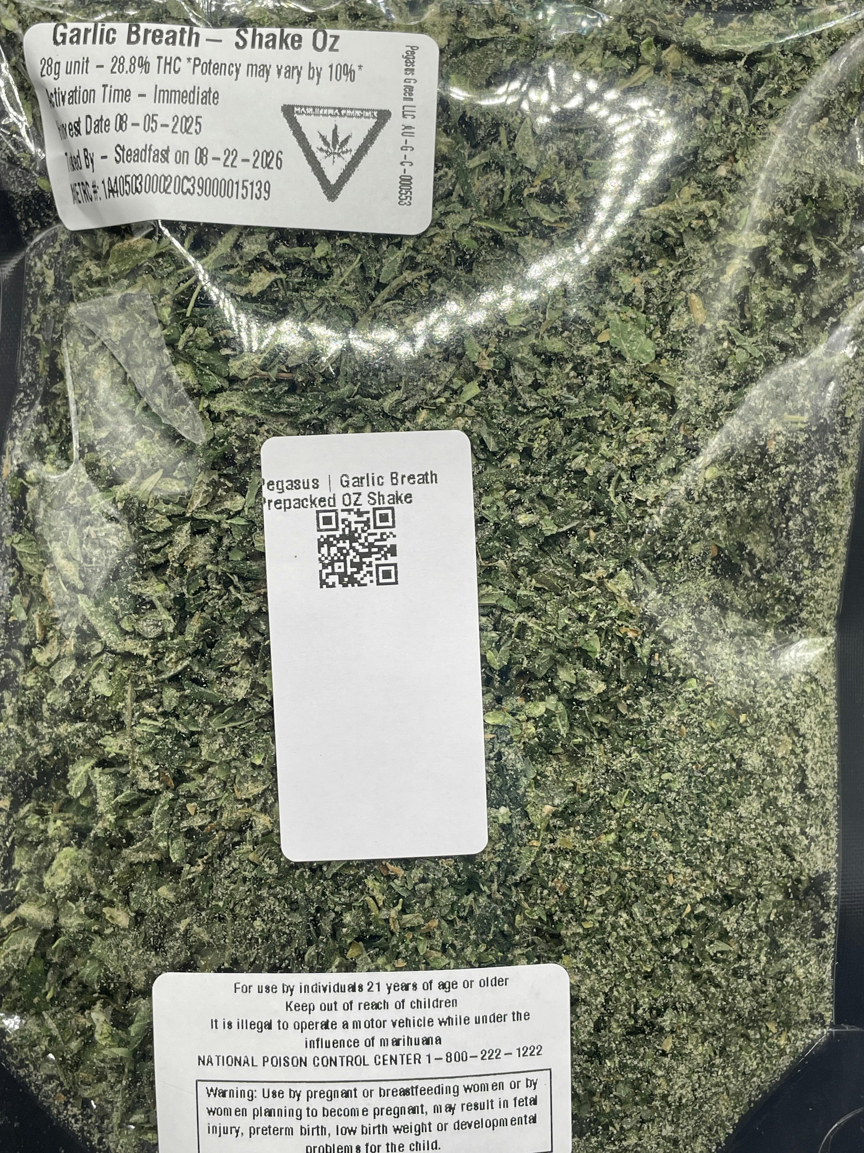 Pegasus | Garlic Breath Prepacked OZ Shake
