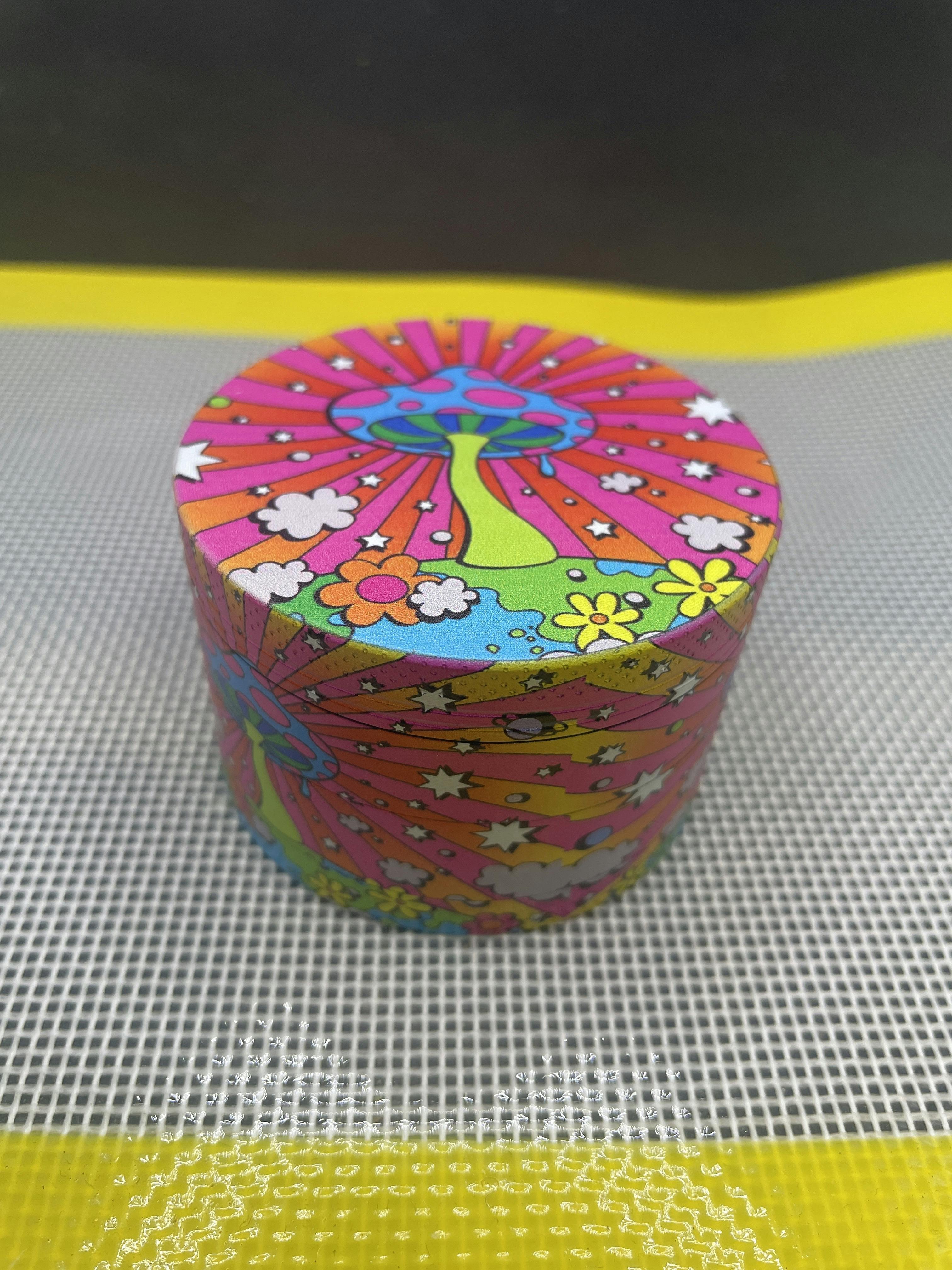 63mm 4 Part Grinder- Shrooms