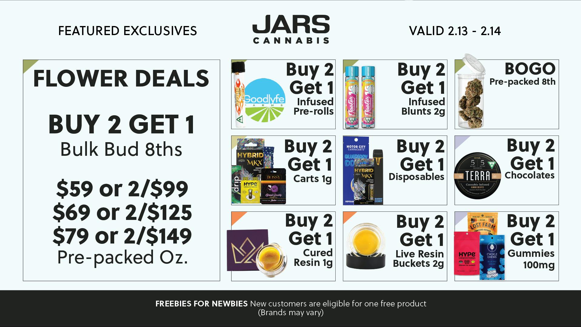 Two For You, One For Boo at JARS Cannabis Mt Clemens Recreational Now