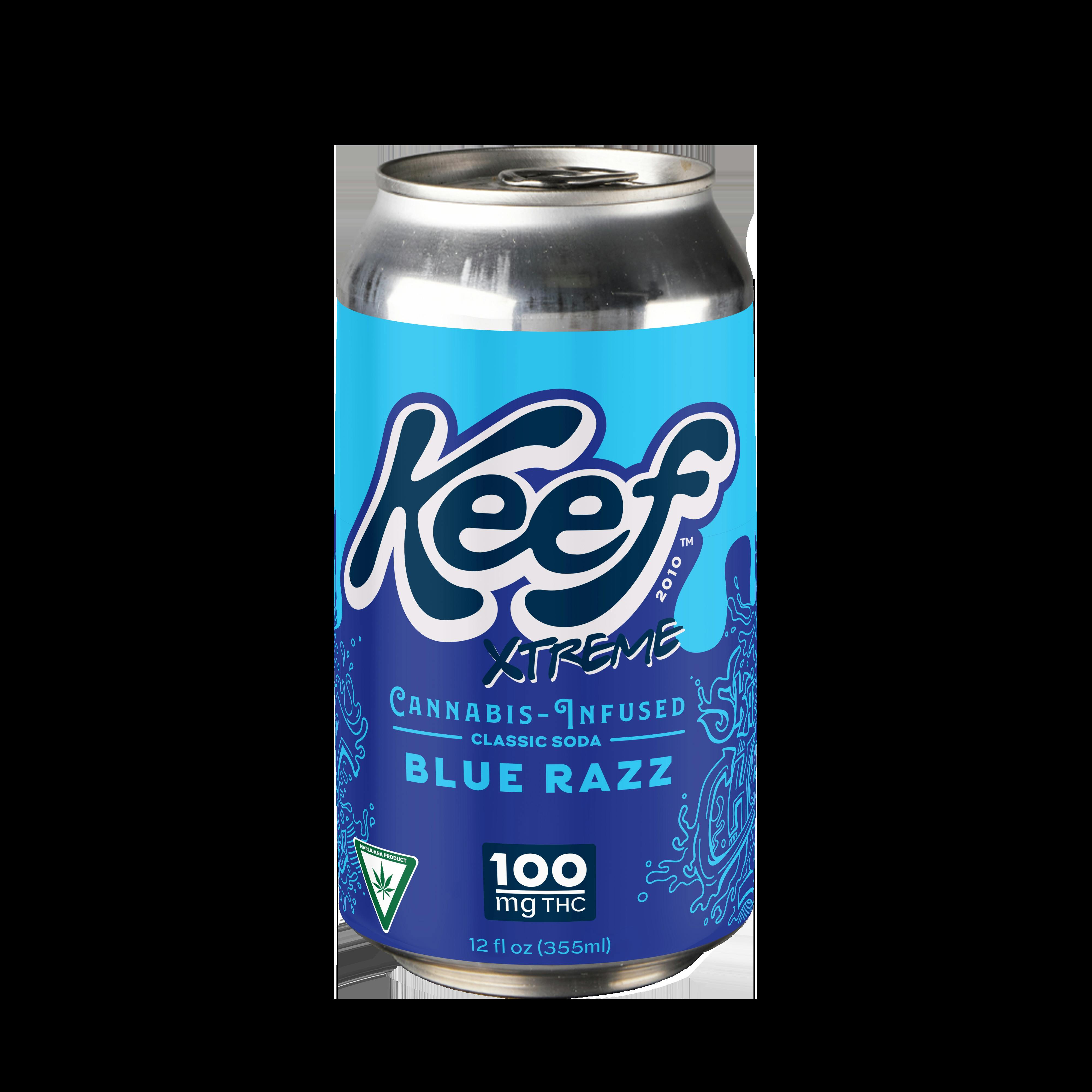 Blue Razz Xtreme Infused Soda