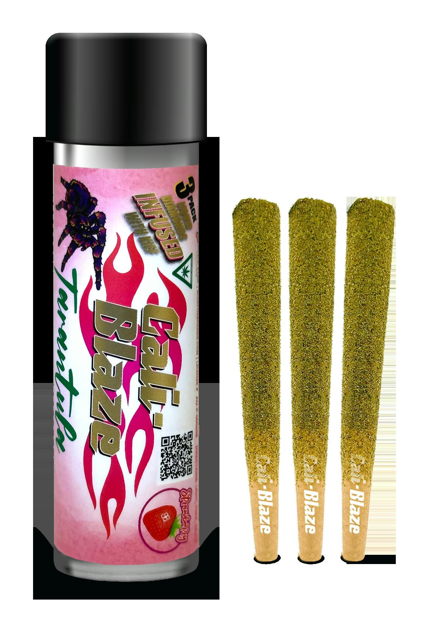 Strawberry | 3pk Liquid Diamond Infused Tarantulas | 1g Each cannabis product