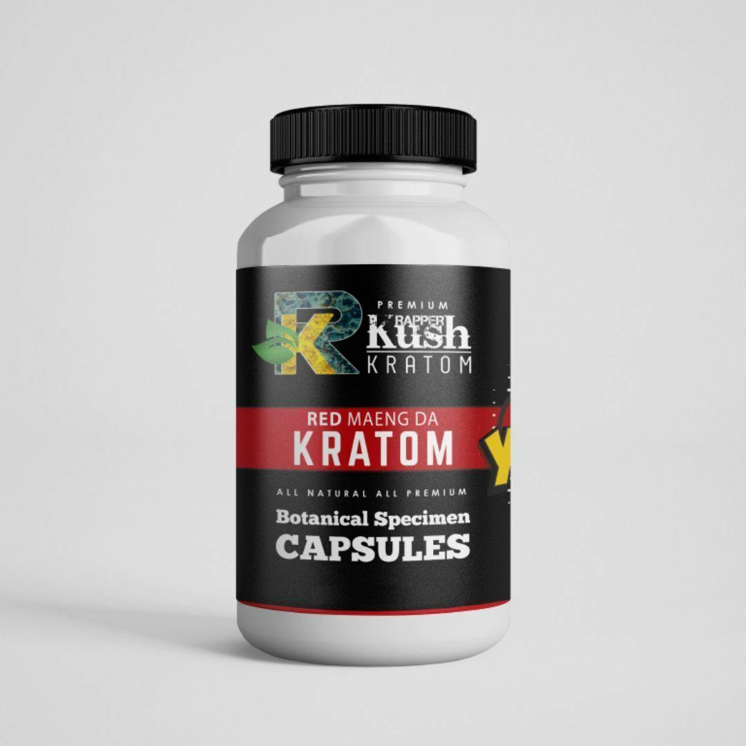 Rapper Kush Kratom 80CT Capsules (Red Maengda)