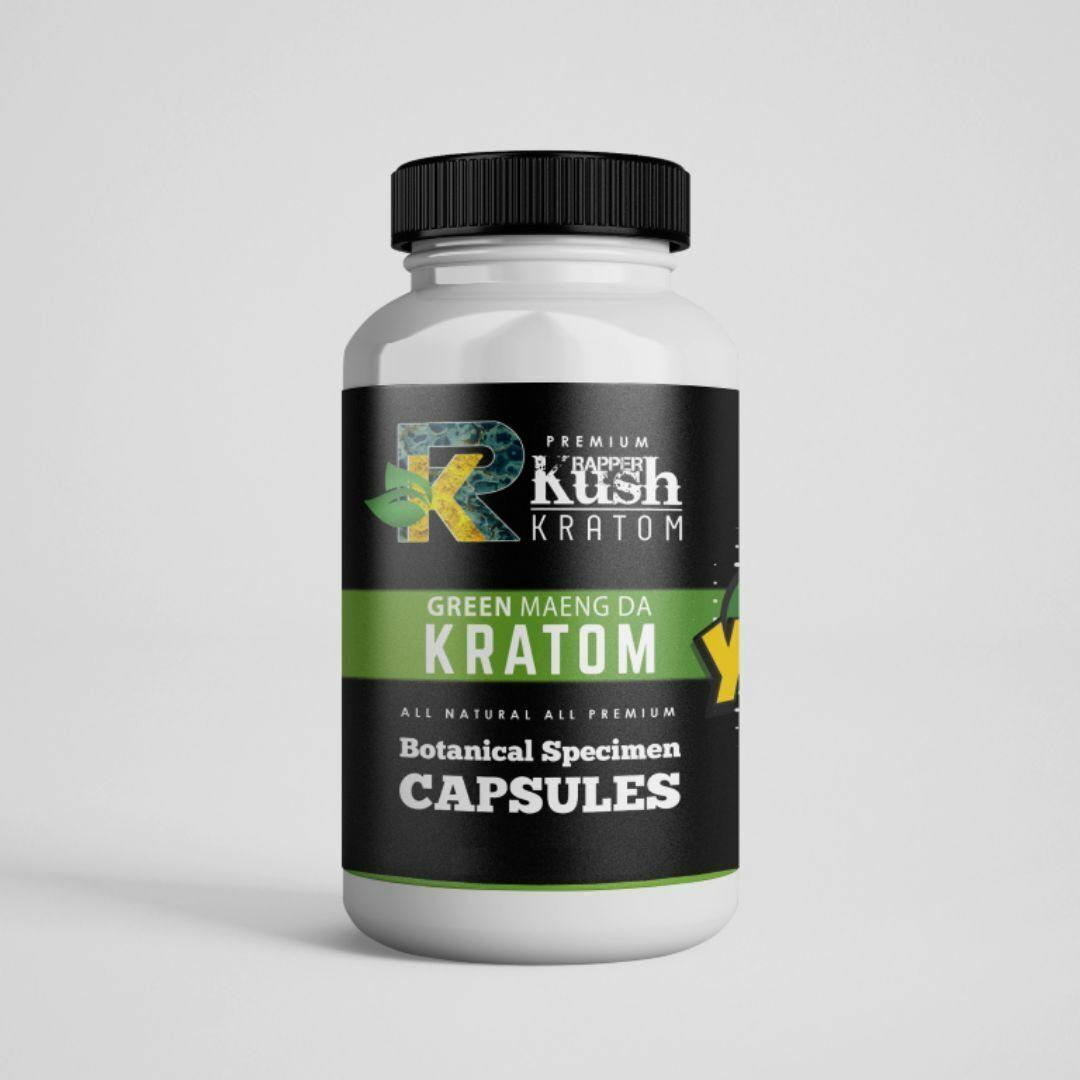 Rapper Kush Kratom 80CT Capsules (Green Maengda)