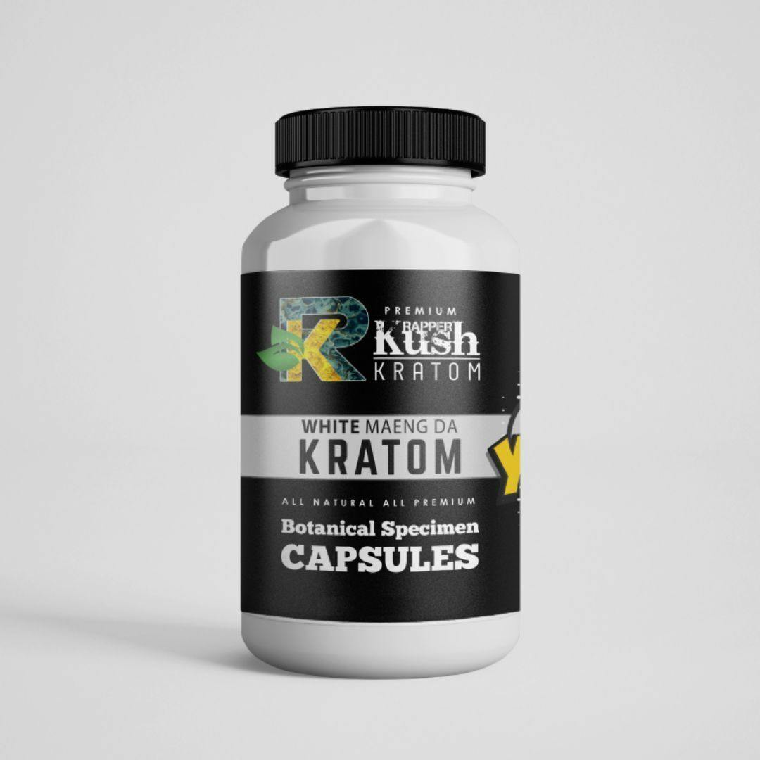 Rapper Kush Kratom 80CT Capsules (White Maengda)
