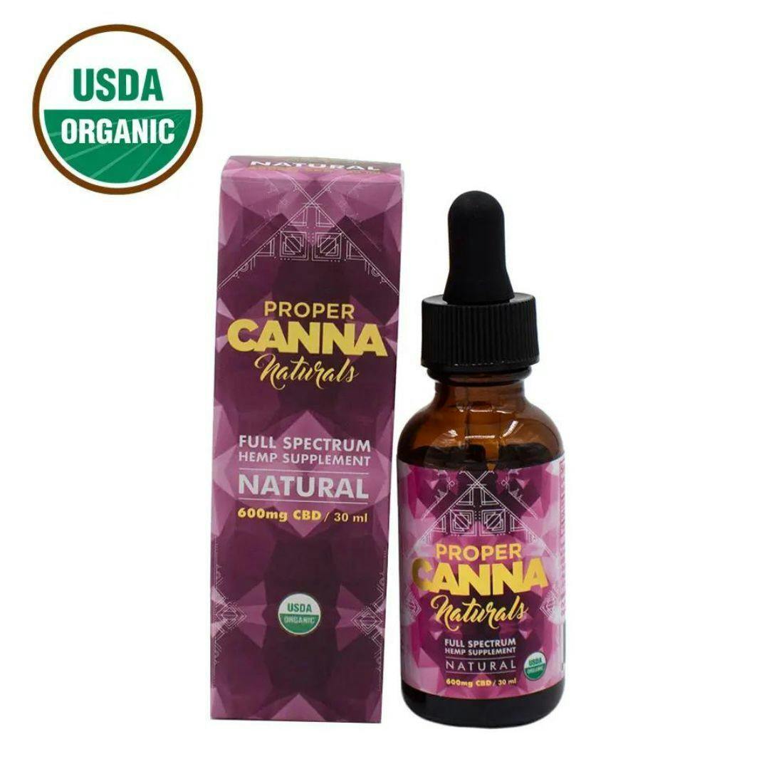Proper Canna Full Spectrum CBD Tincture 20mg/600mg (Natural)