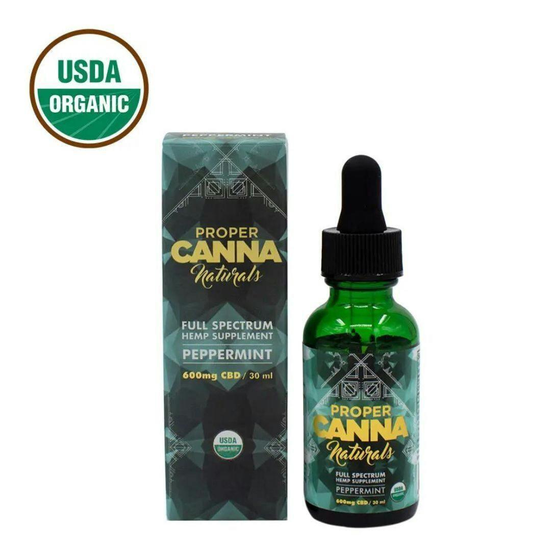 Proper Canna Full Spectrum CBD Tincture 20mg/600mg (Peppermint)