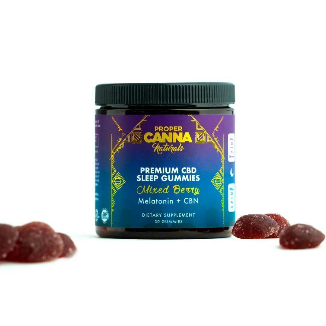 Proper Canna Mixed Berry Gummies with CBN + Melatonin