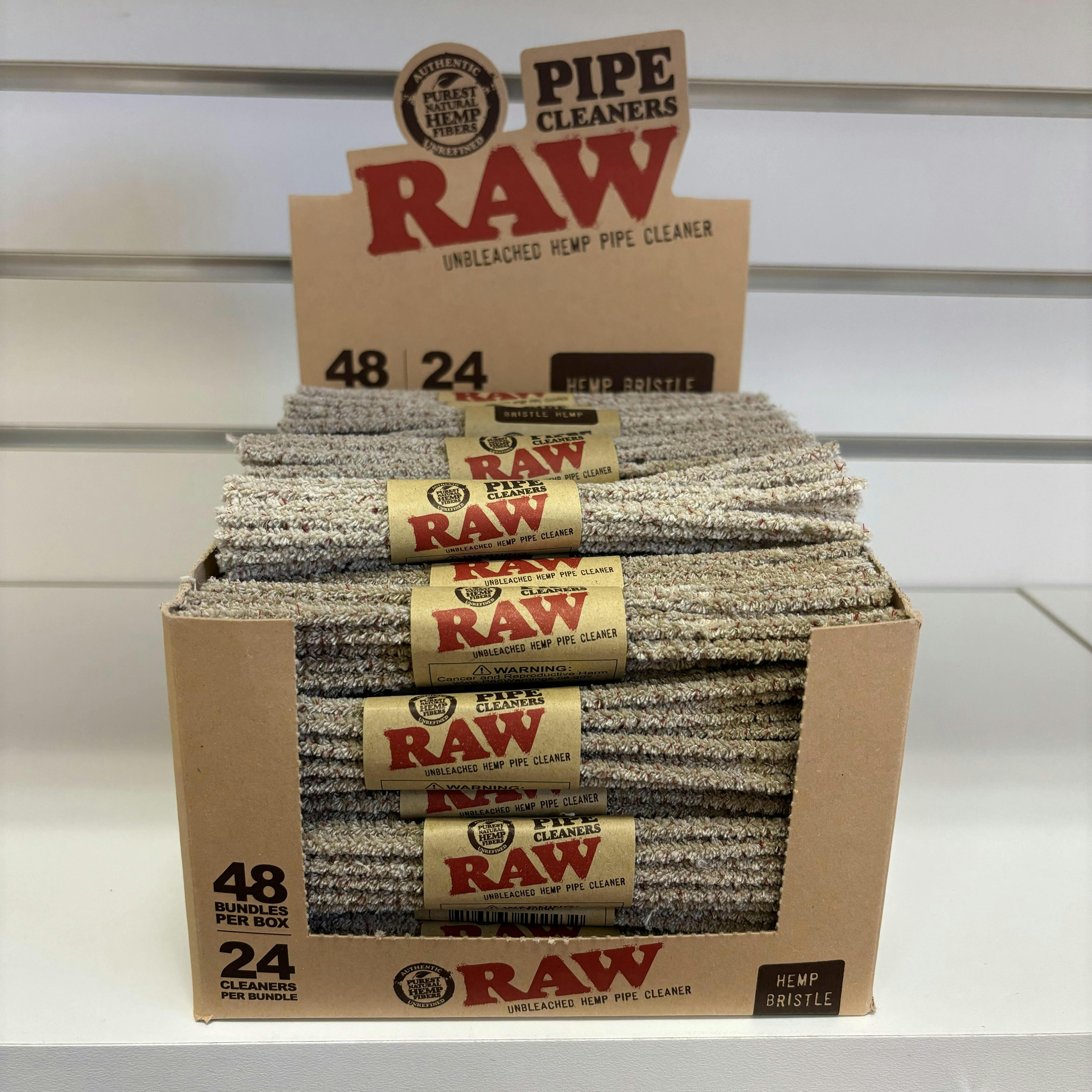 Raw Pipe Cleaner Hemp Bristle
