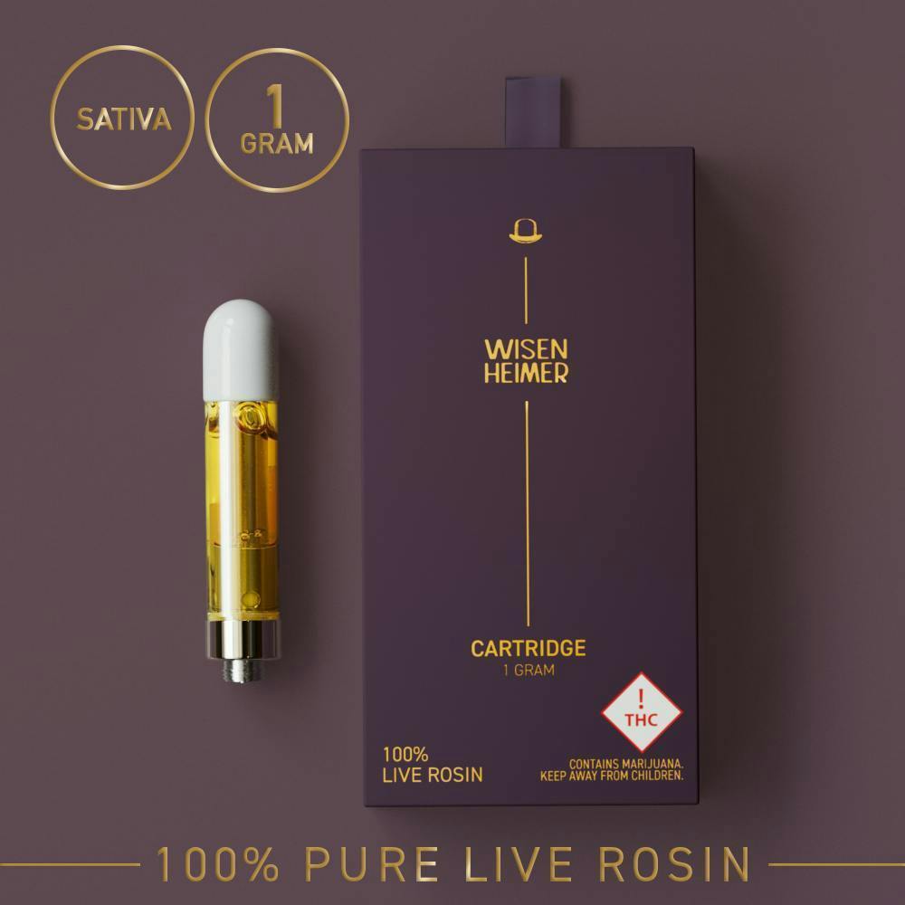 Wisenheimer - SATIVA - 1g Live Rosin Cartridge (SC)