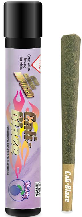 Cali Blaze - BLUEBERRY - 1g Infused Pre Roll (CB)