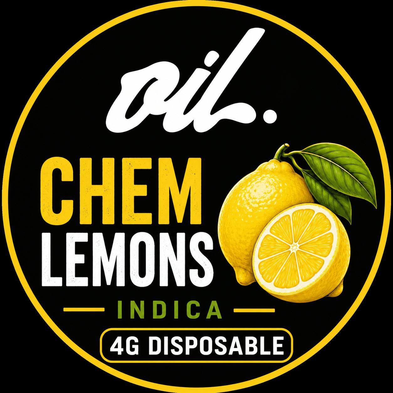 OIL - 4G Tank Distillate - Chem Lemons (SC)