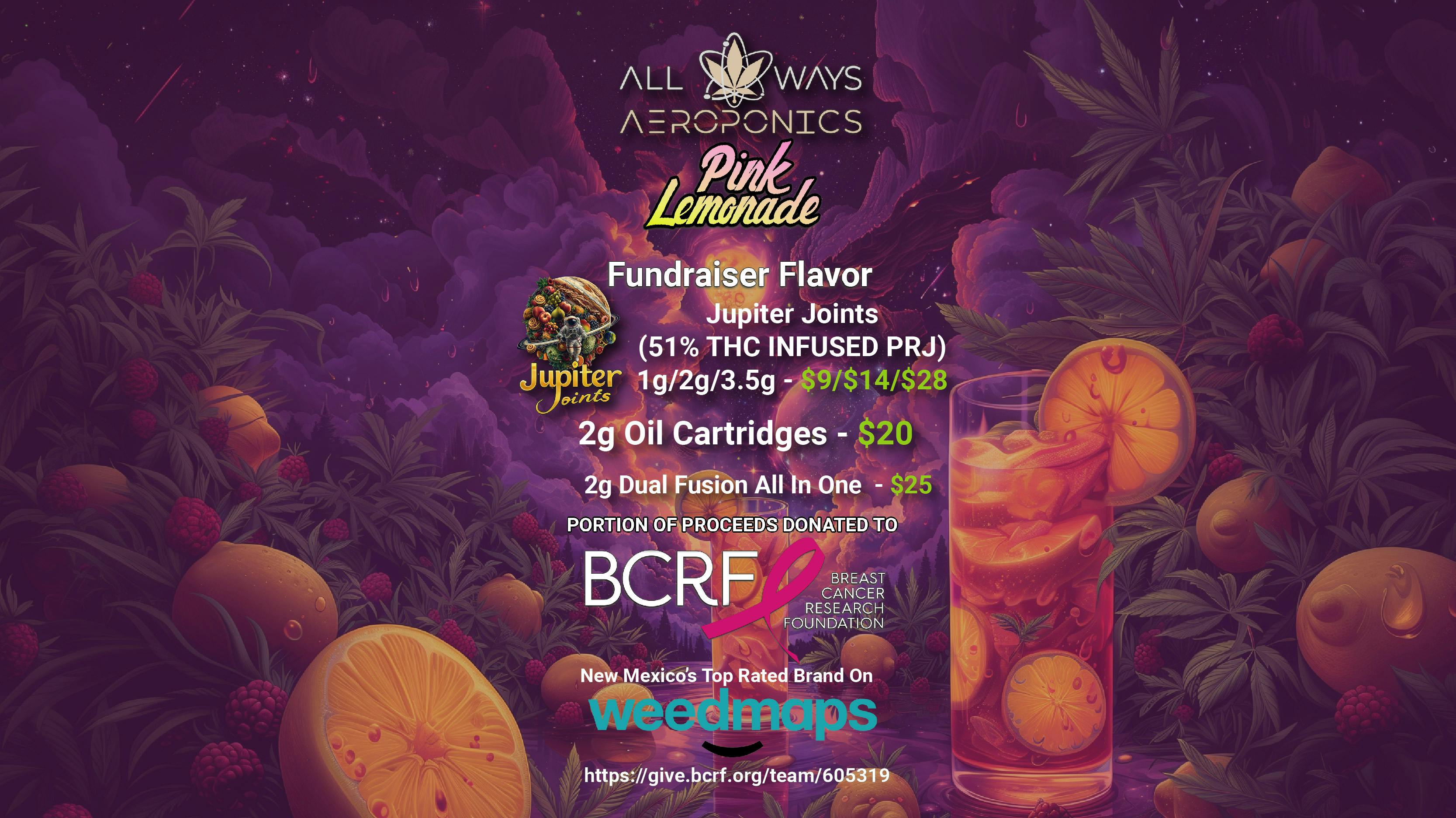 Breast Cancer R&D Fundraiser at Duke City Dank Delivery Weedmaps