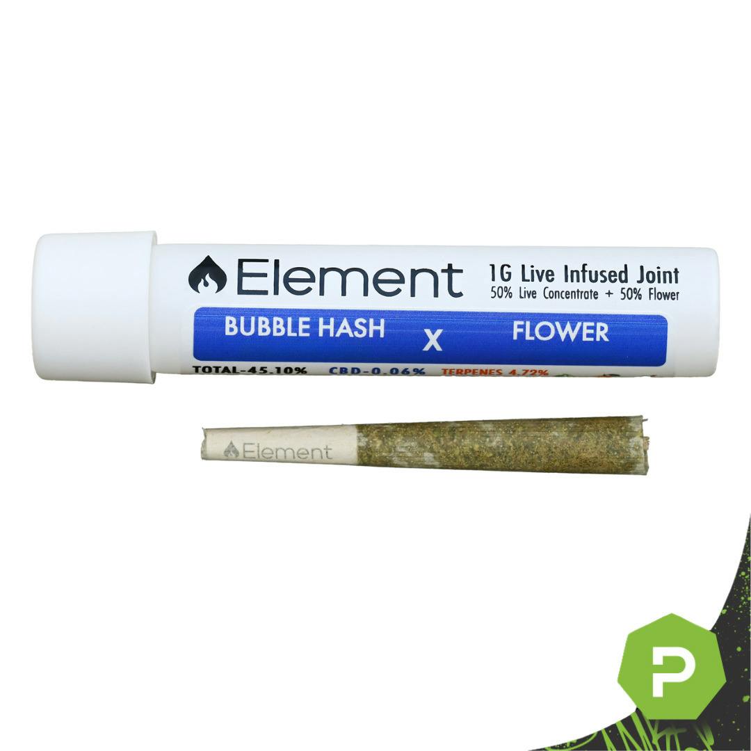Element x ProGroCo | 1g Bubble Hash Joint | Speaker Knockers x Blue Fur Coat