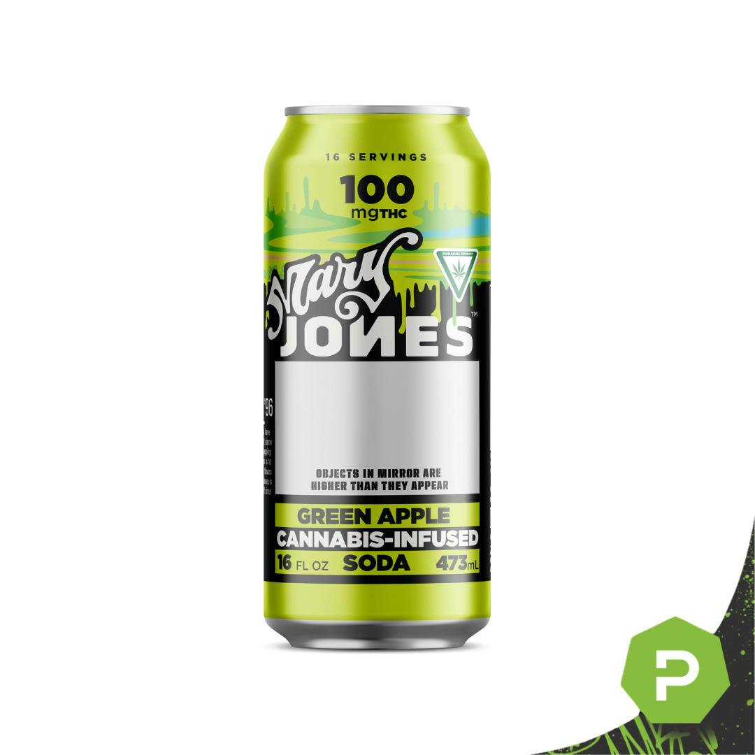 Mary Jones | 100mg Soda | Green Apple