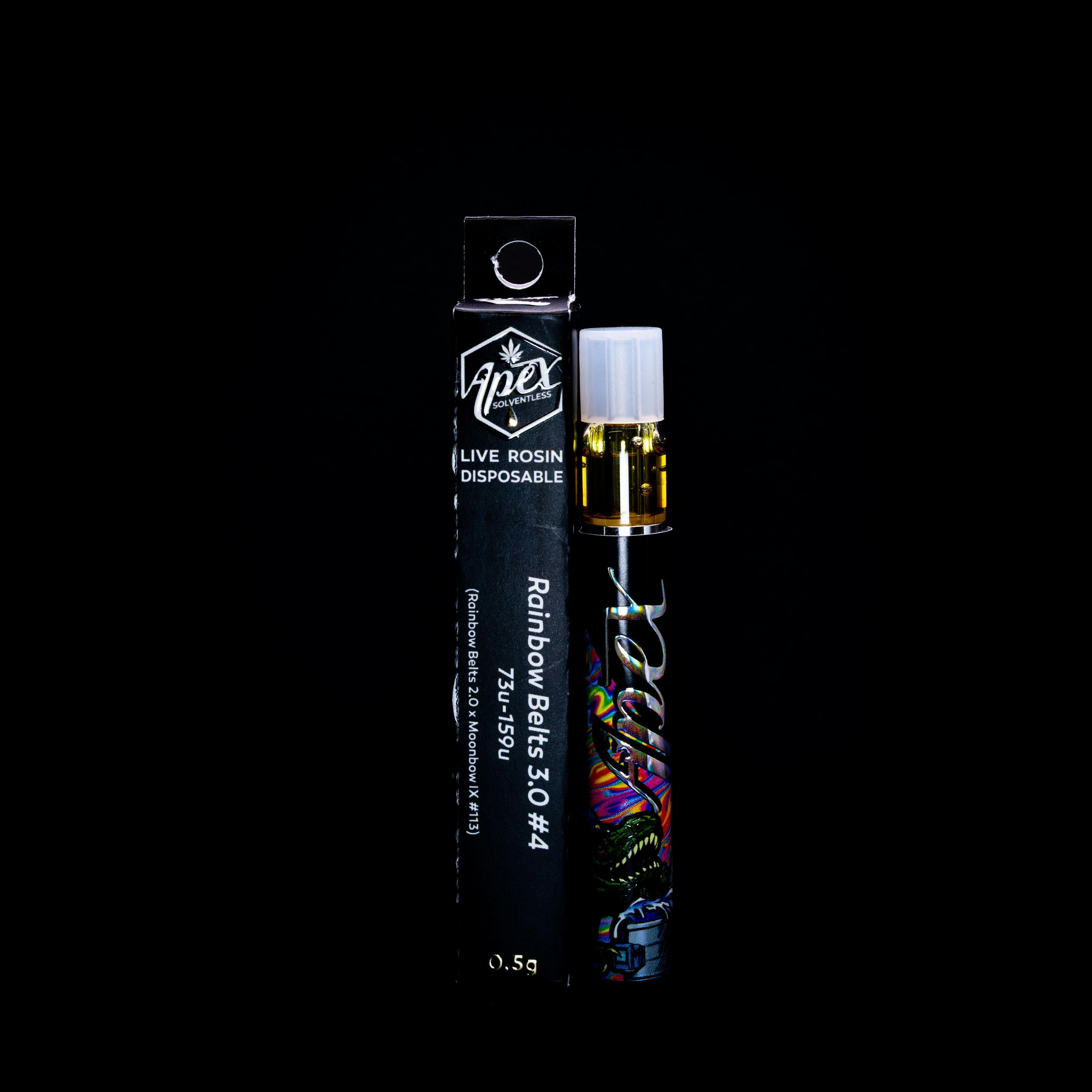 Apex Solventless | 0.5g Live Rosin O2 Disposable | Rainbow Belts 3.0 #4