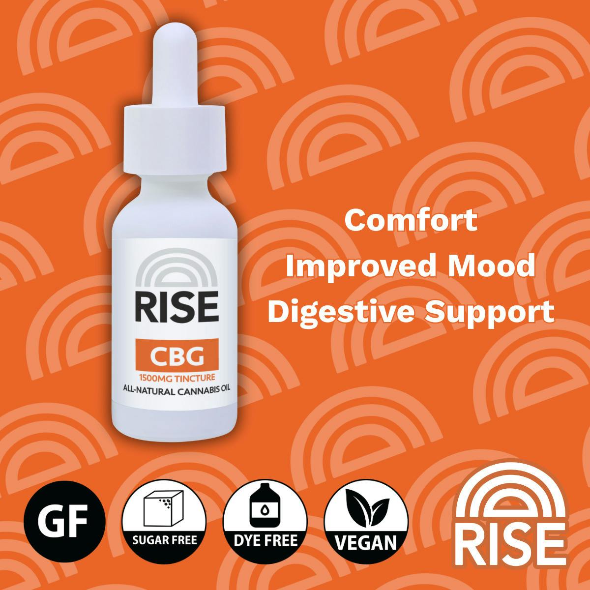 Rise | 1500mg Tincture | CBG