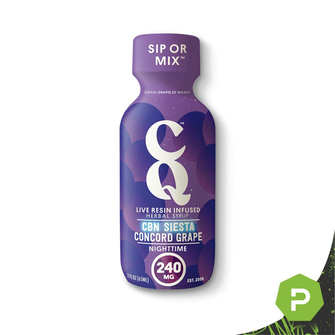 CQ | 200mg Live Resin Syrup | Sleepy Concord Grape (5:1 THC:CBN)