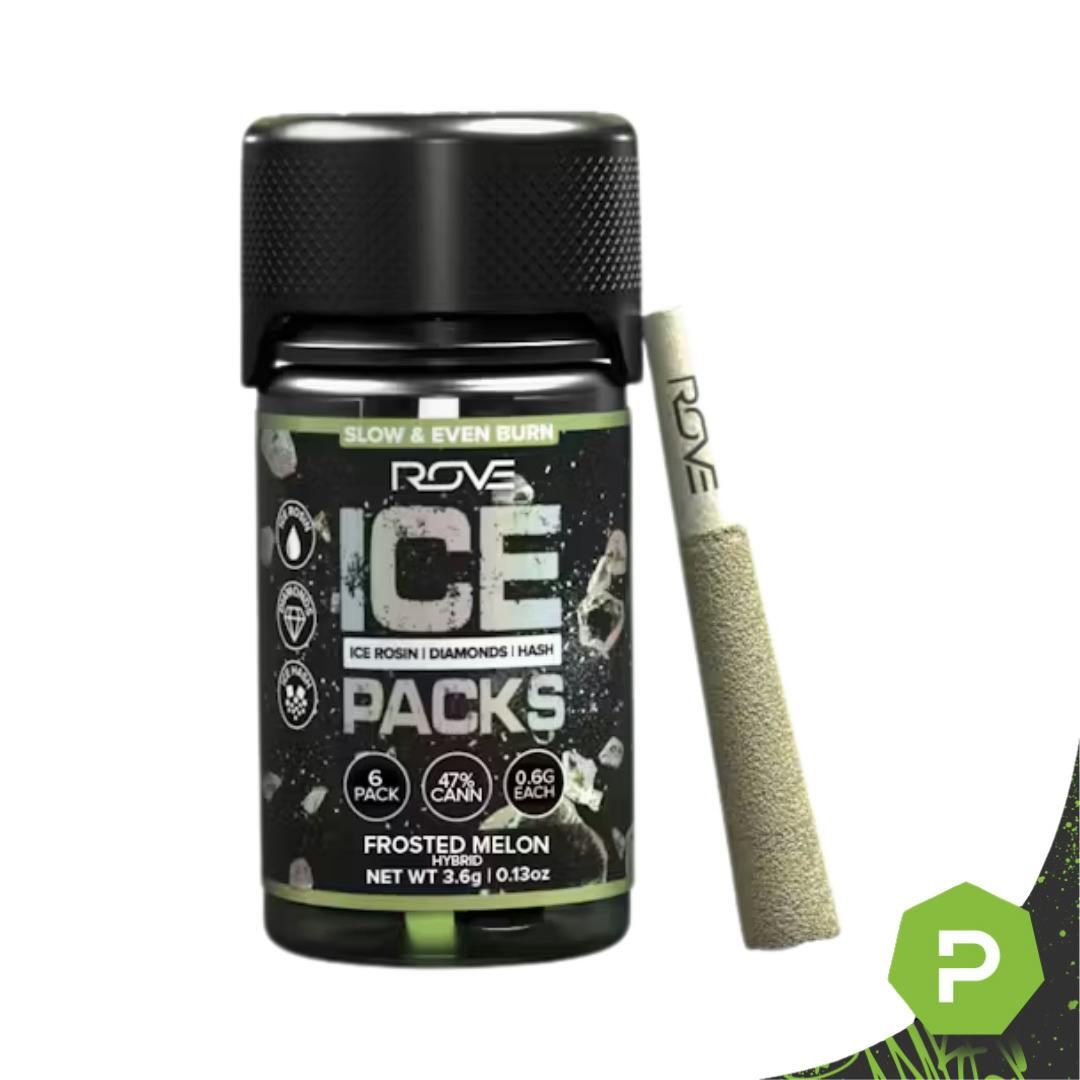 ROVE | 0.6g x 6 Infused Preroll Ice Packs | Watermelon Burst