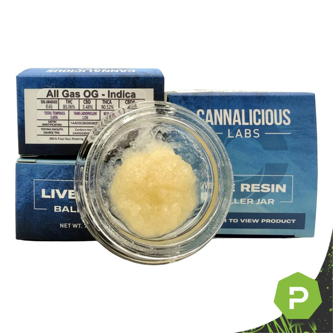 Cannalicious | 7g Live Resin Baller Jar | Sweet Island Skunk