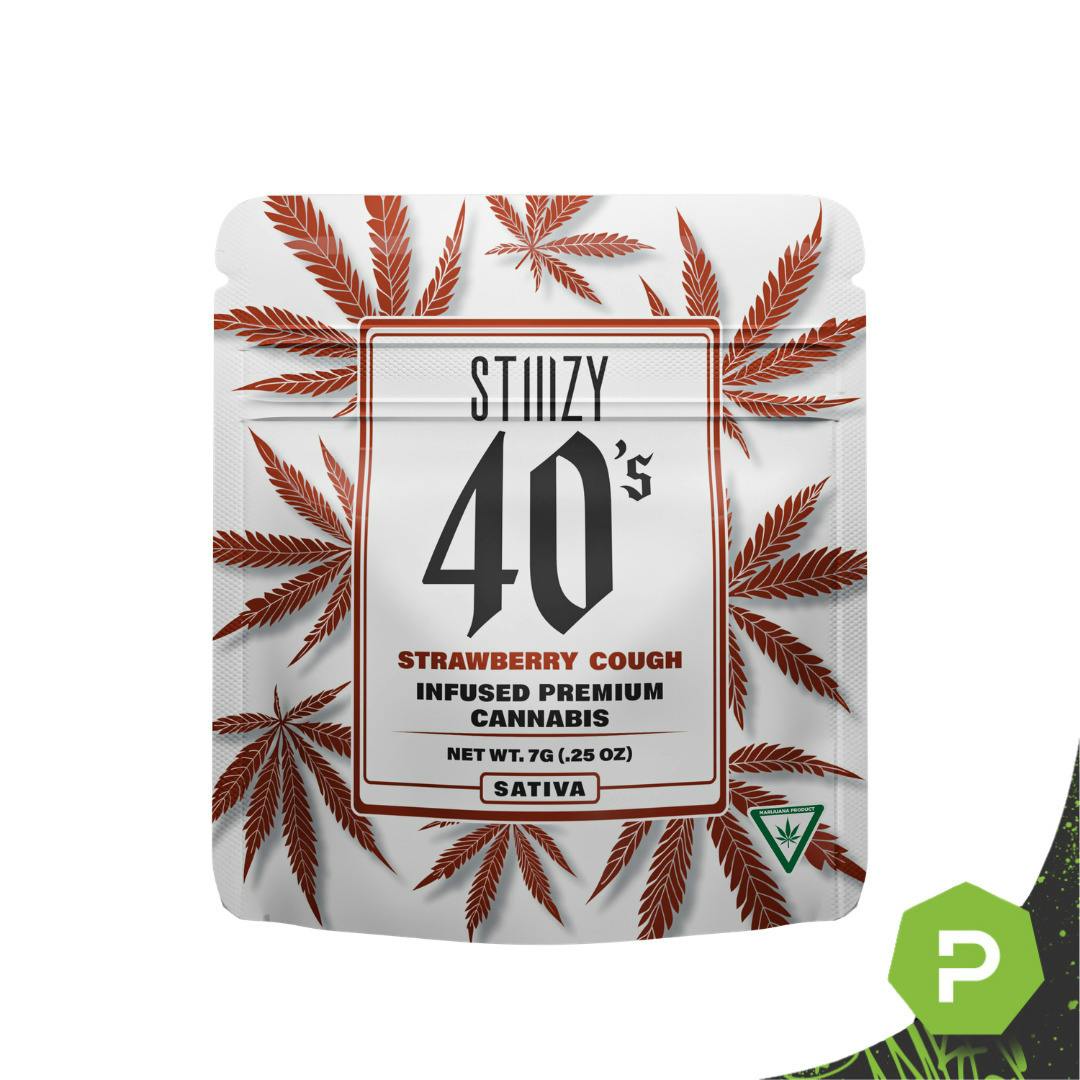 Stiiizy | 40's 7g Infused Flower | Strawberry Cough