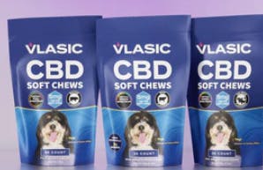 Vlassic Labs | CBD Full Spectrum Salmon Dog Chews MIni Pack | 4pc.