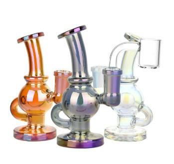 Visible Spectrum Electroplated Glass Ball Rig | 4.75" | 14mm F | Colors