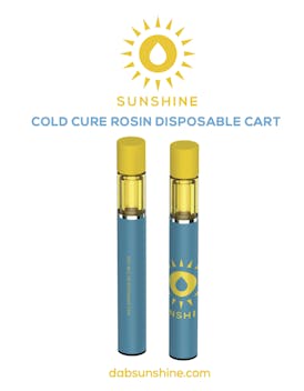 Garlic Drip 500mg Live Rosin Disposable Vape - Sunshine Extracts