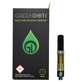 5150 1000mg Live Resin Cartridge - Green Dot Labs