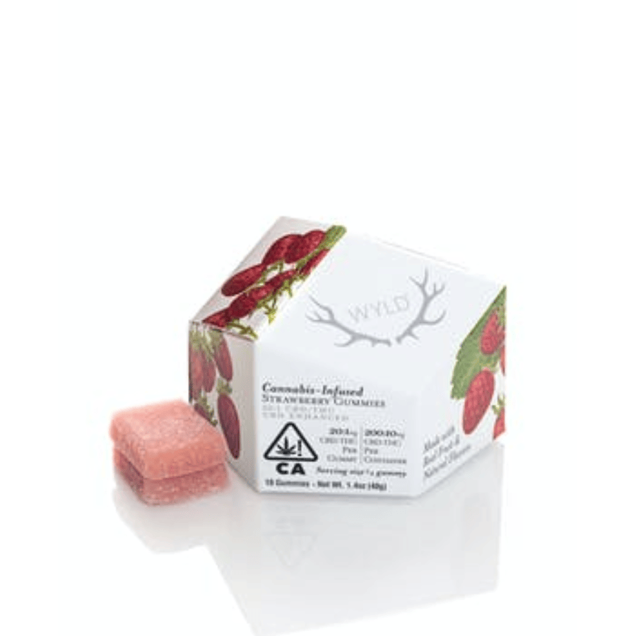 Wyld Strawberry Gummies (20:1) - Recreational