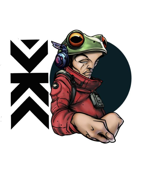 FrogJumper Sticker