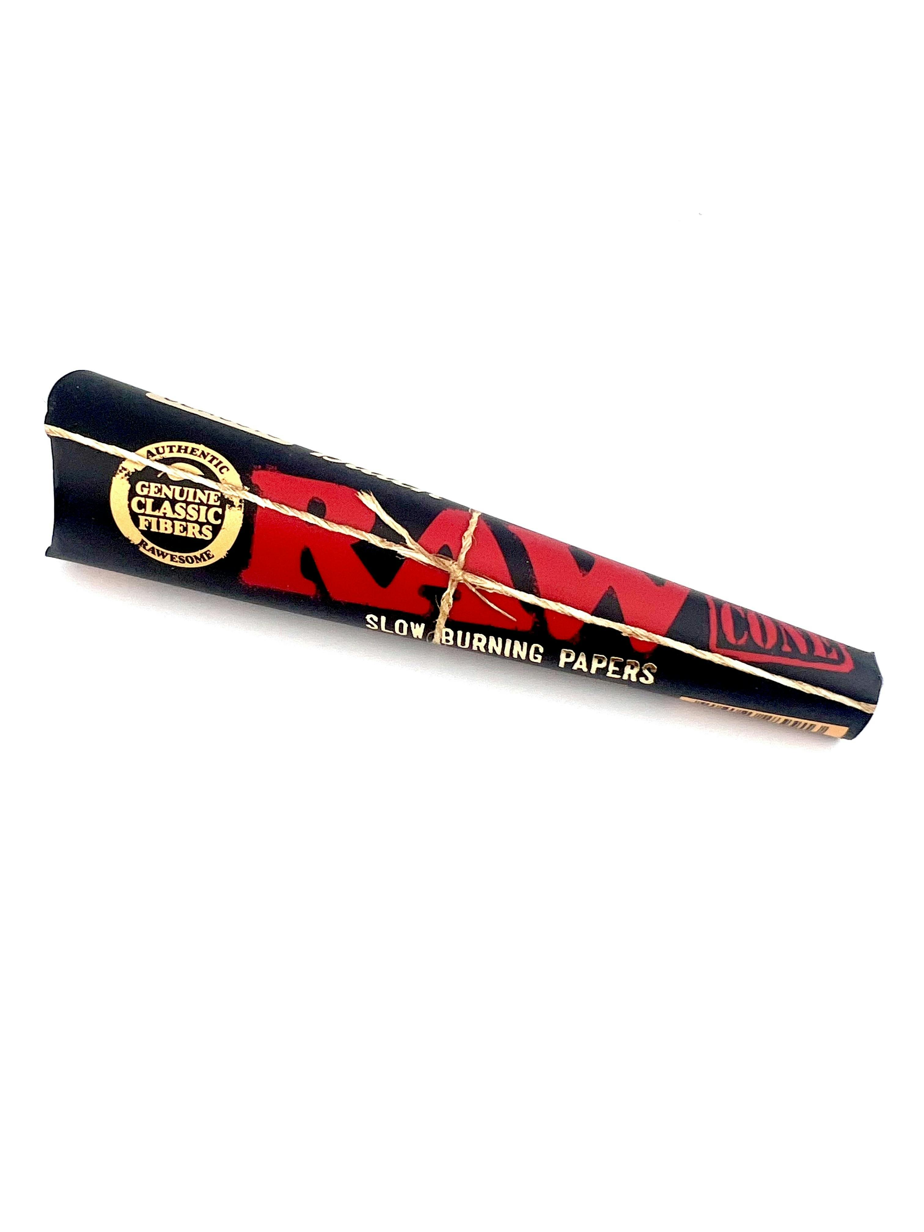 RAW Black King Size Cones 3pk at Off the Path Cannabis Dispensary