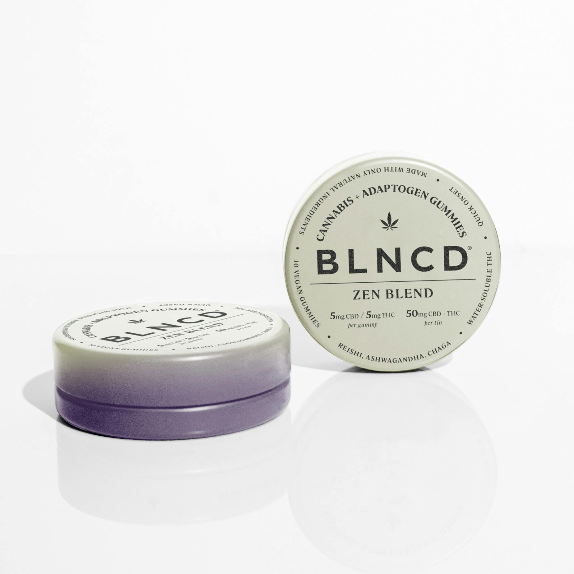 BLNCD - 5mg THC + Adaptogen Gummies - ZEN BLEND - 10ct