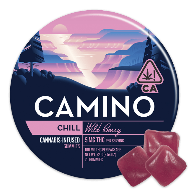 Chill | Wild Berry Gummies | 100mg | 20ct | 5mg/ea